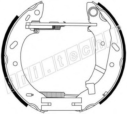 fri.tech. 16354 Brake Shoe Set